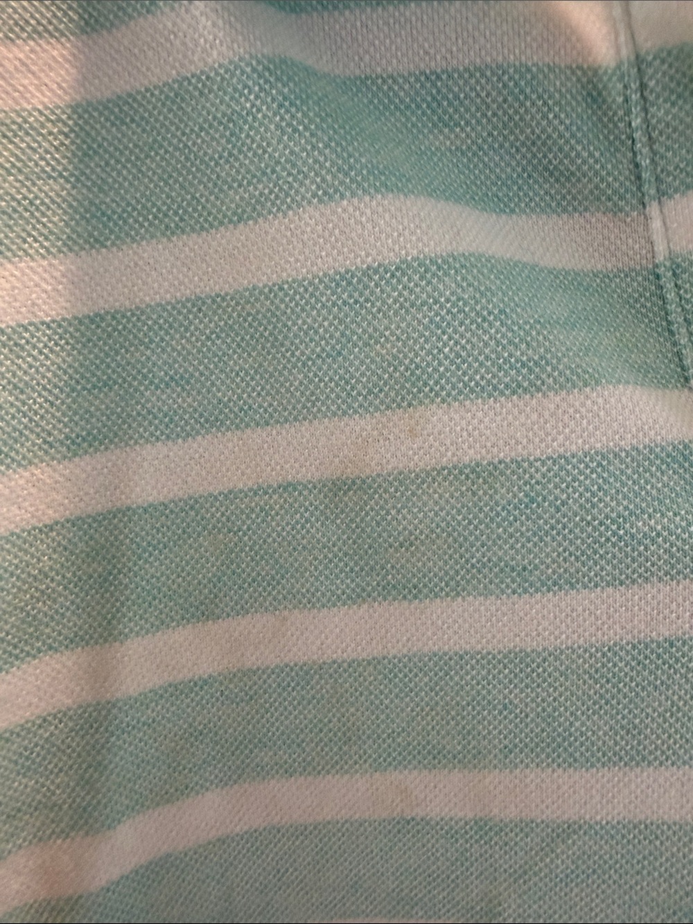 Vineyard Vines Boys' Mint & White Striped Polo - Picture 3 of 4